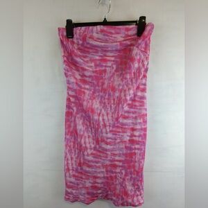 Skatie Tai Moorea Pink Tie Dye Dress